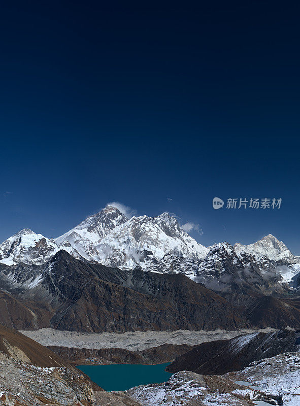 来自Renjo La的珠穆朗玛峰和Gokyo